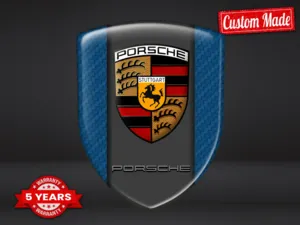 Porsche Etiquetas Negocio Resistentes Estilo Personalizables
